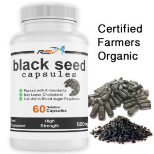 Black Seed CAPSULES (Nigella Sativa) Black Cumin 500mg Pure & Organic SEE VIDEO