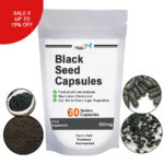 Black Seed CAPSULES (Nigella Sativa) Black Cumin 700mg 60 ORGANIC VEGAN Capsule